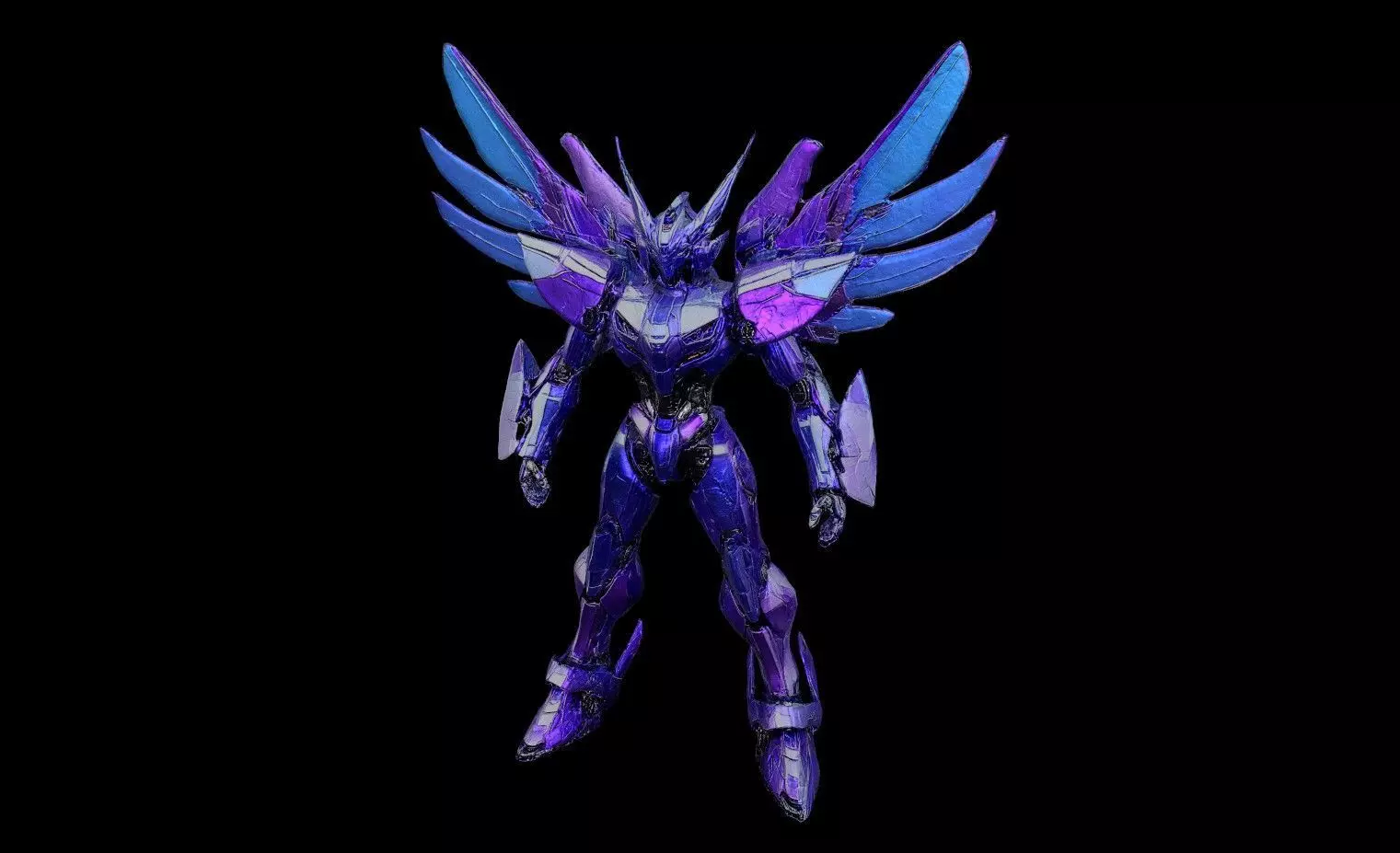 Robots Pack 9 Low-poly 3D model_14