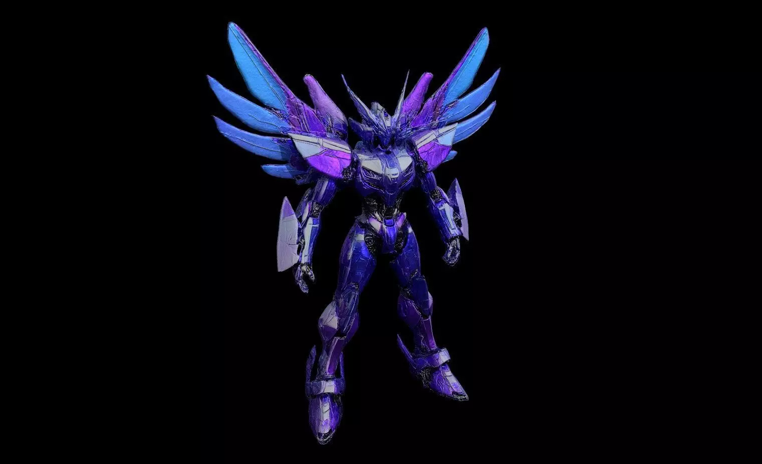 Robots Pack 9 Low-poly 3D model_9