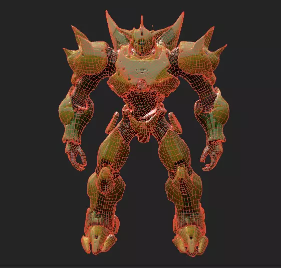 Robots Pack 9 Low-poly 3D model_27