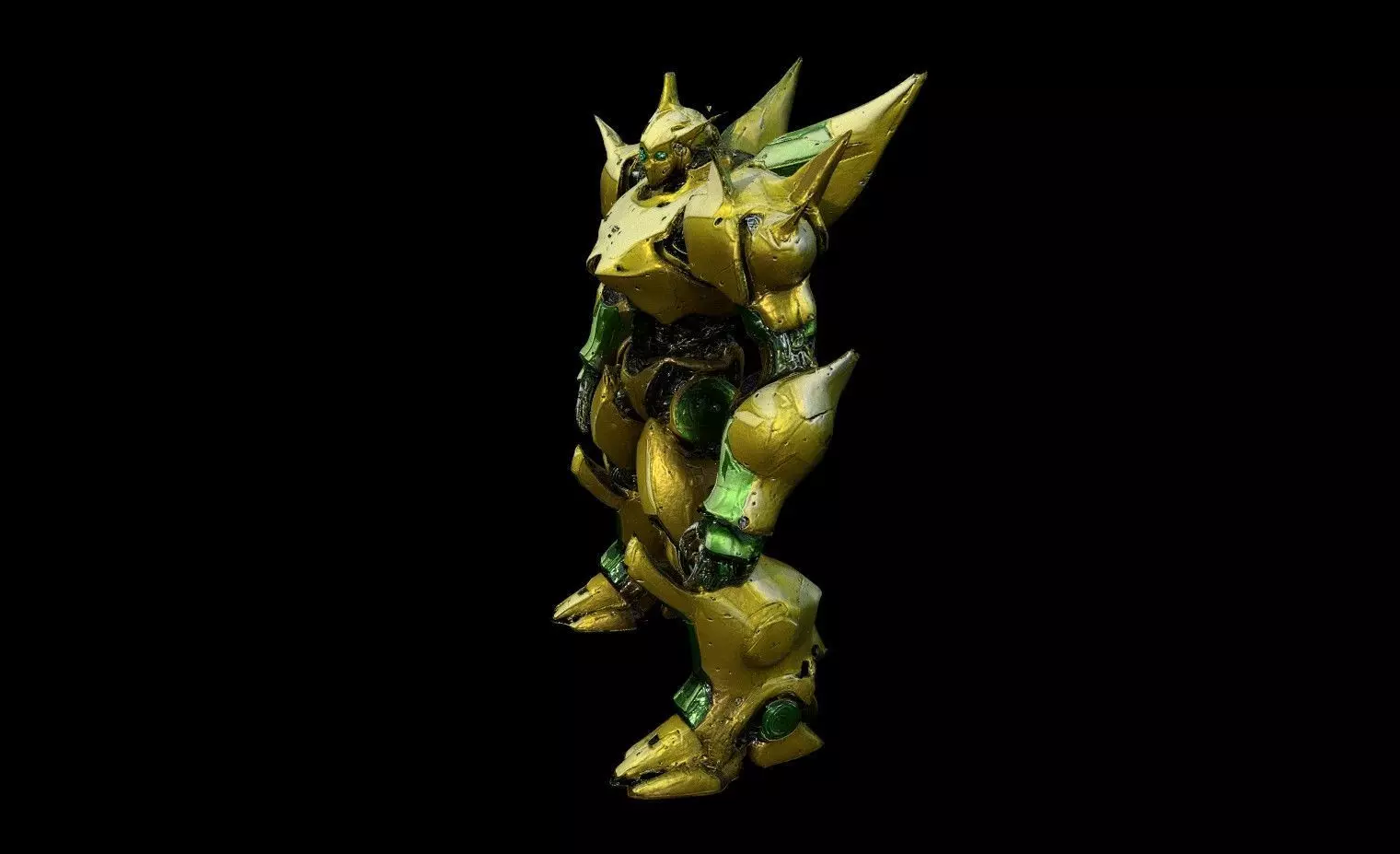 Robots Pack 9 Low-poly 3D model_16