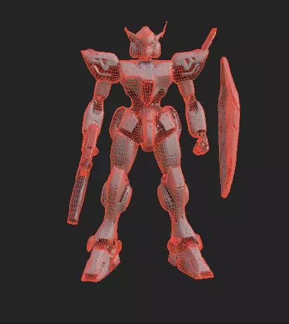 Robots Pack 9 Low-poly 3D model_28