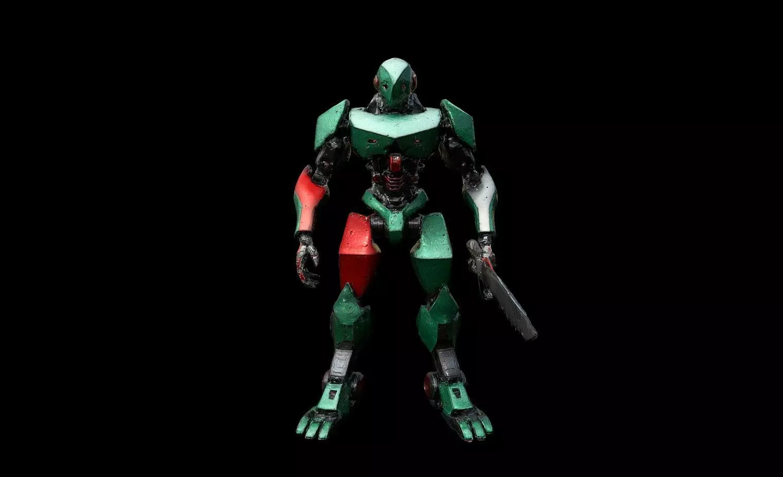 Robots Pack 9 Low-poly 3D model_3