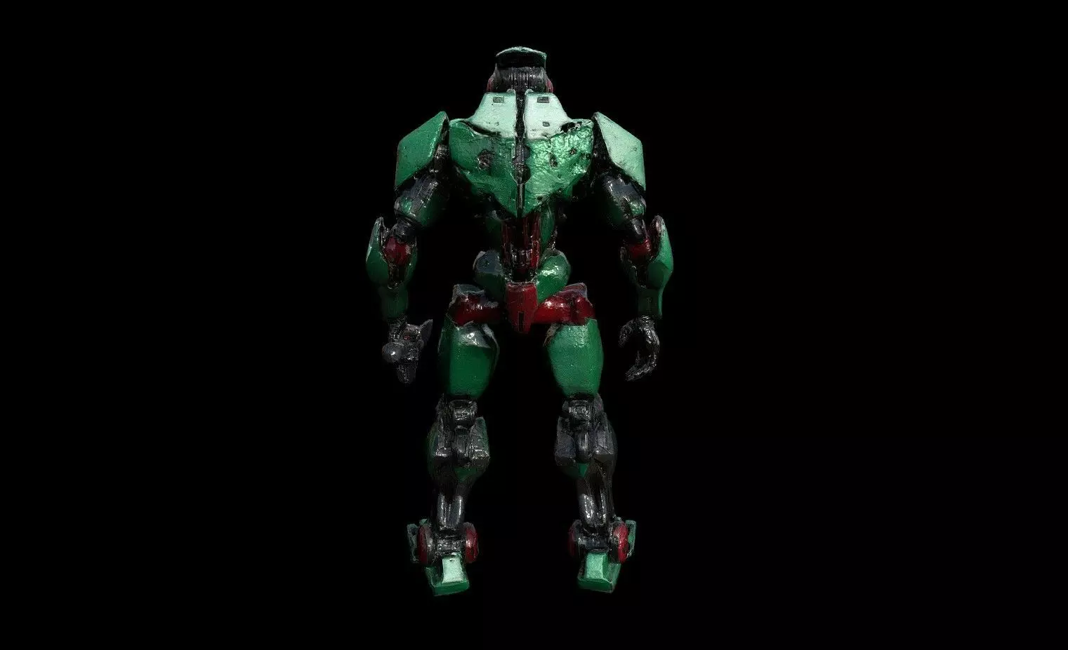 Robots Pack 9 Low-poly 3D model_23