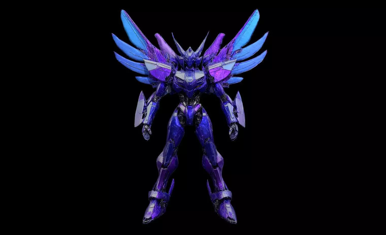 Robots Pack 9 Low-poly 3D model_4