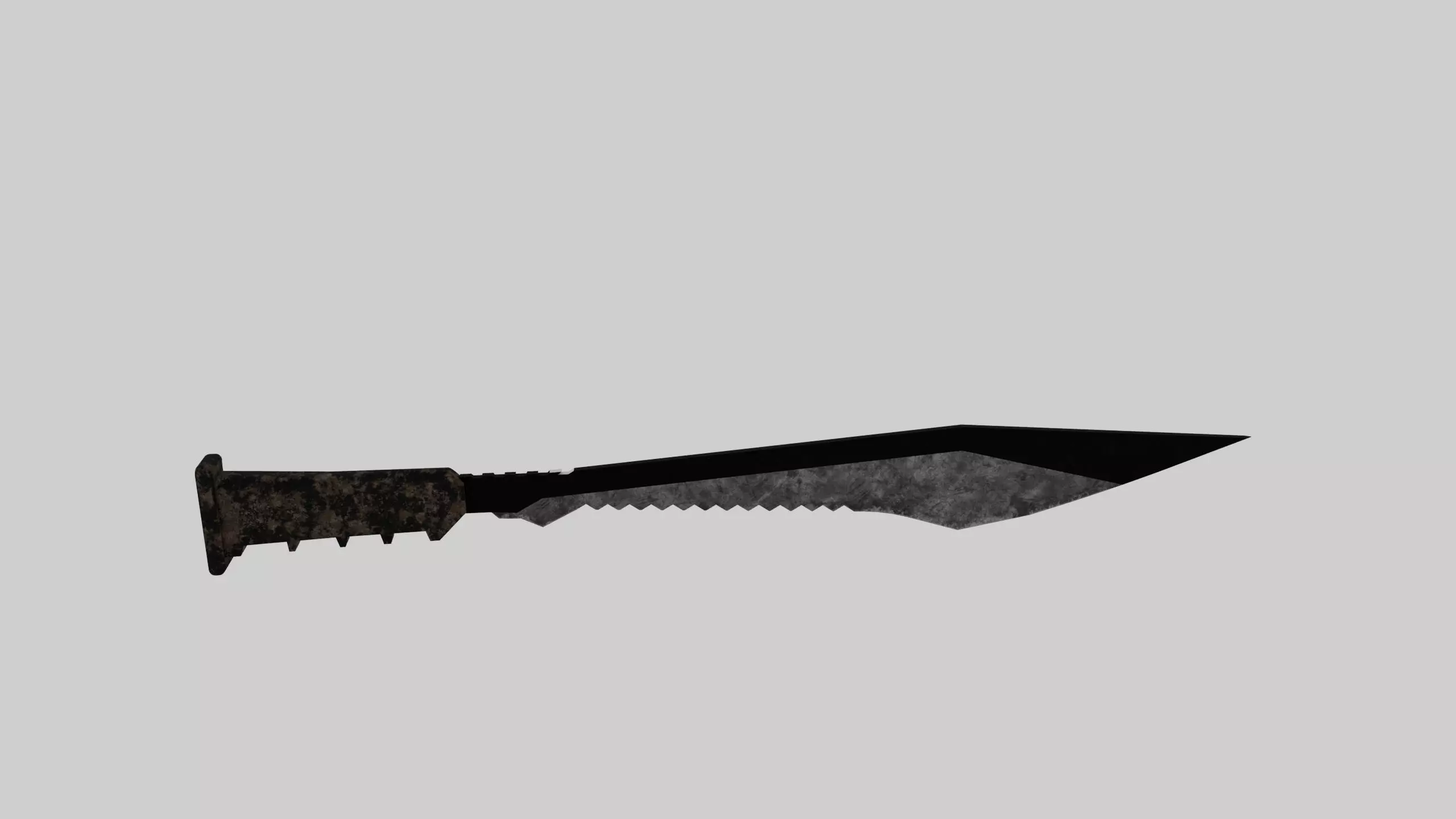Sword model  Low-poly 3D model_3