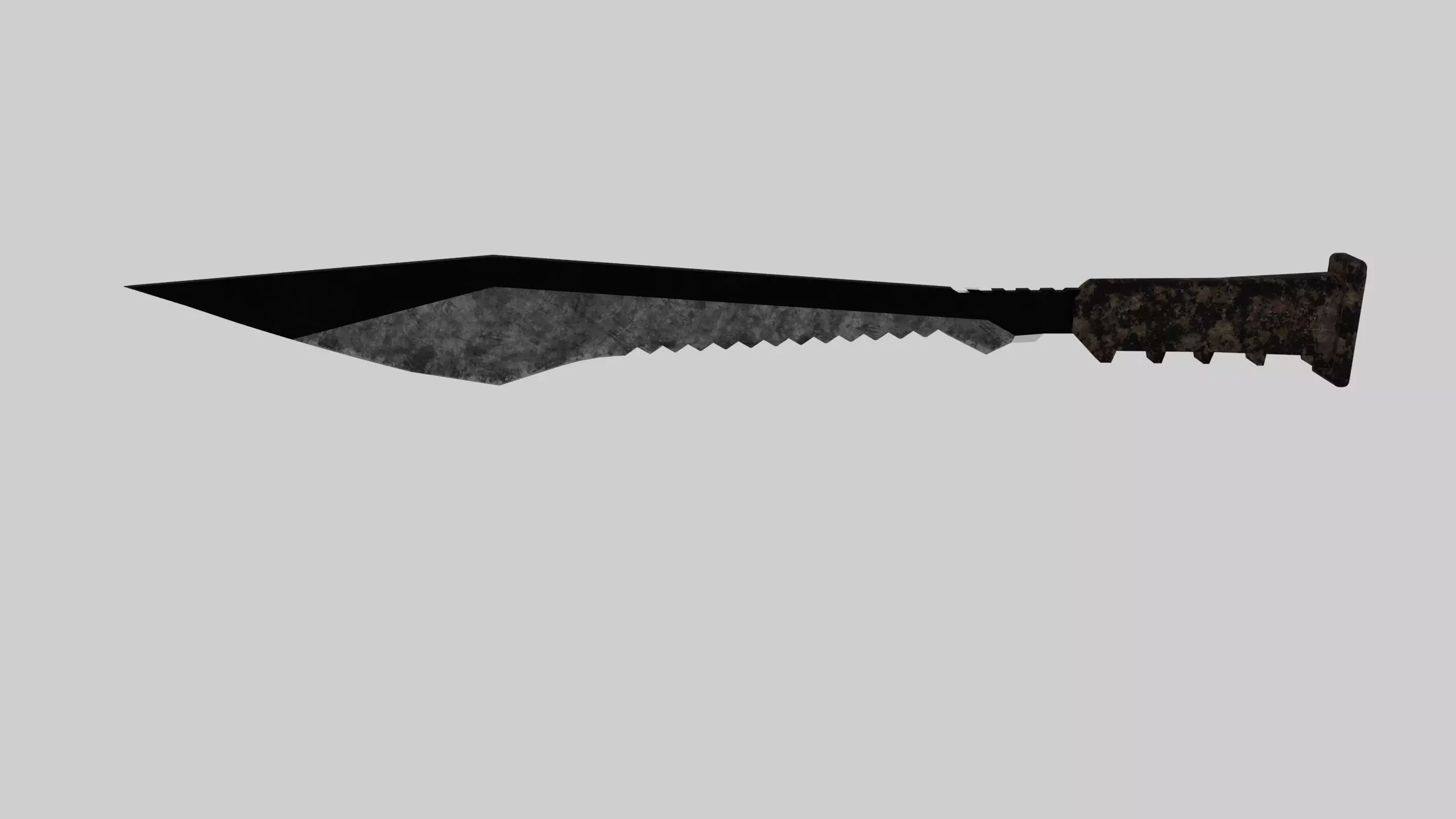 Sword model  Low-poly 3D model_0