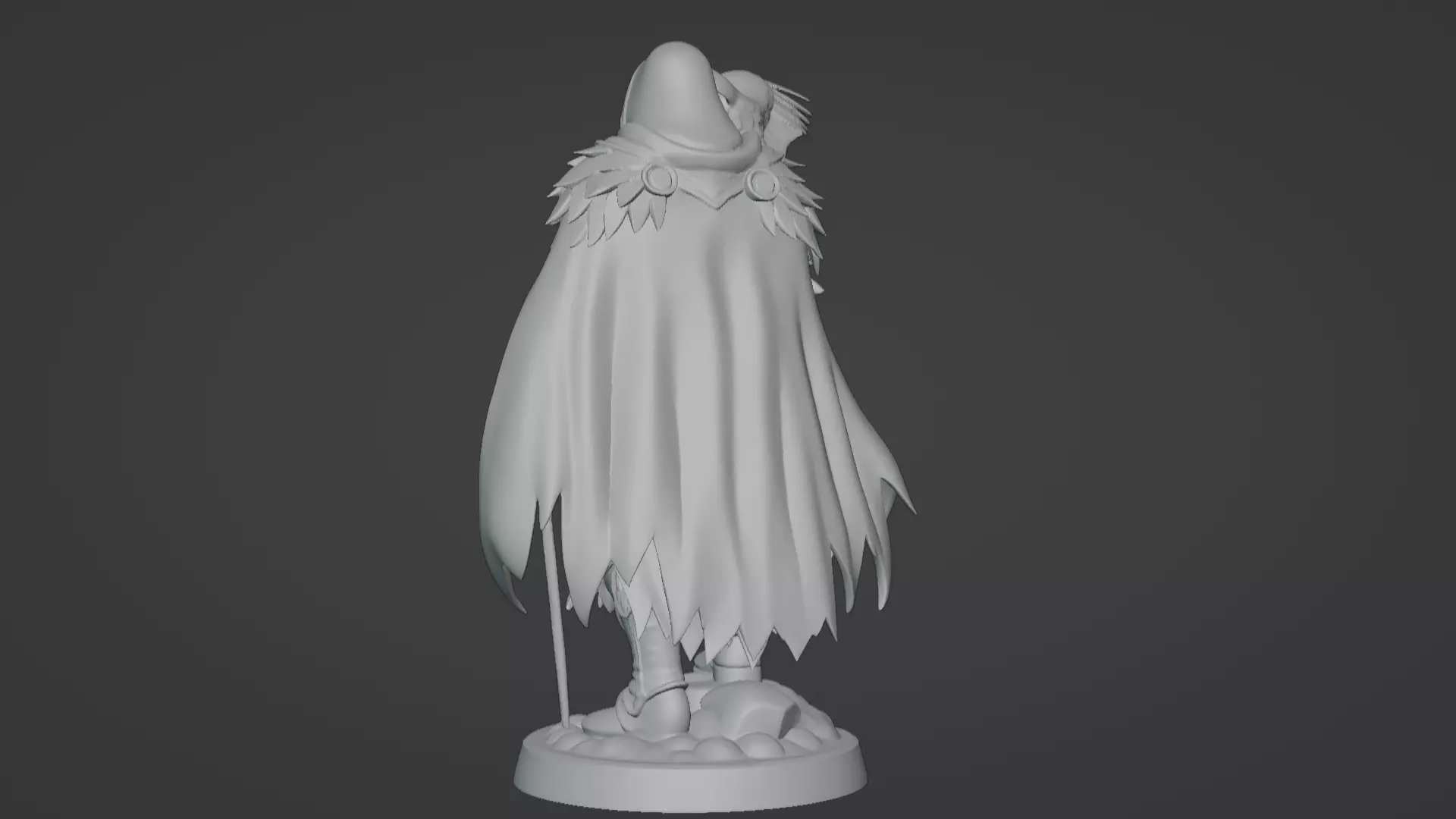 High Falconer Felgryn Ranger with Falcon 3D print model_34