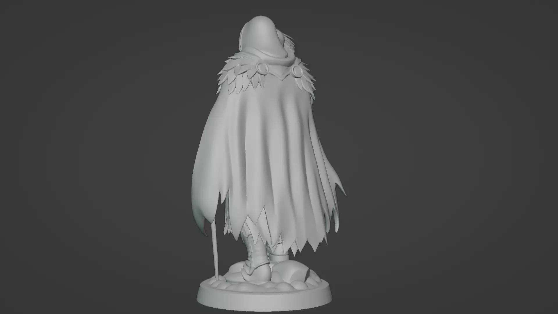 High Falconer Felgryn Ranger with Falcon 3D print model_46