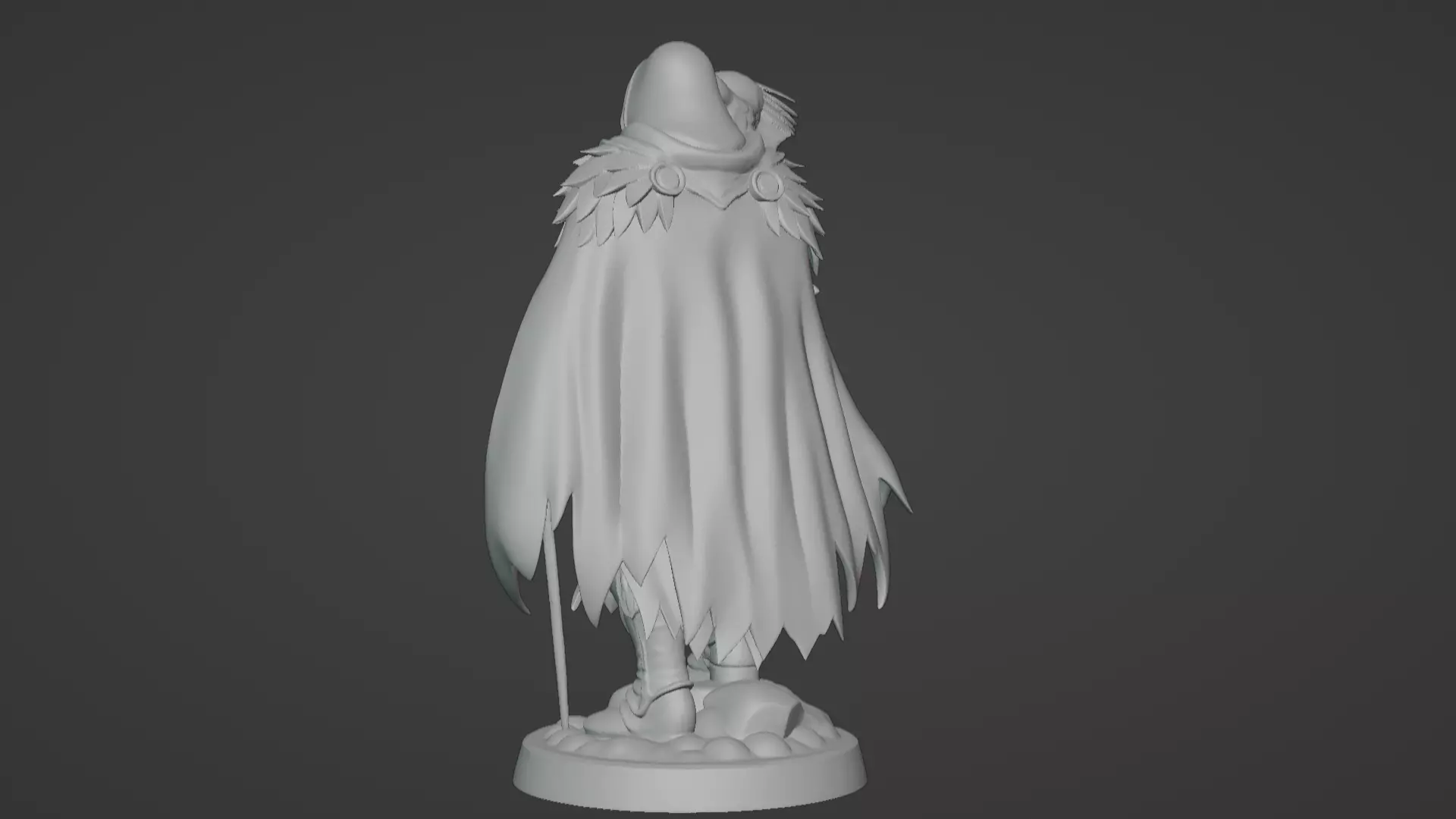 High Falconer Felgryn Ranger with Falcon 3D print model_43