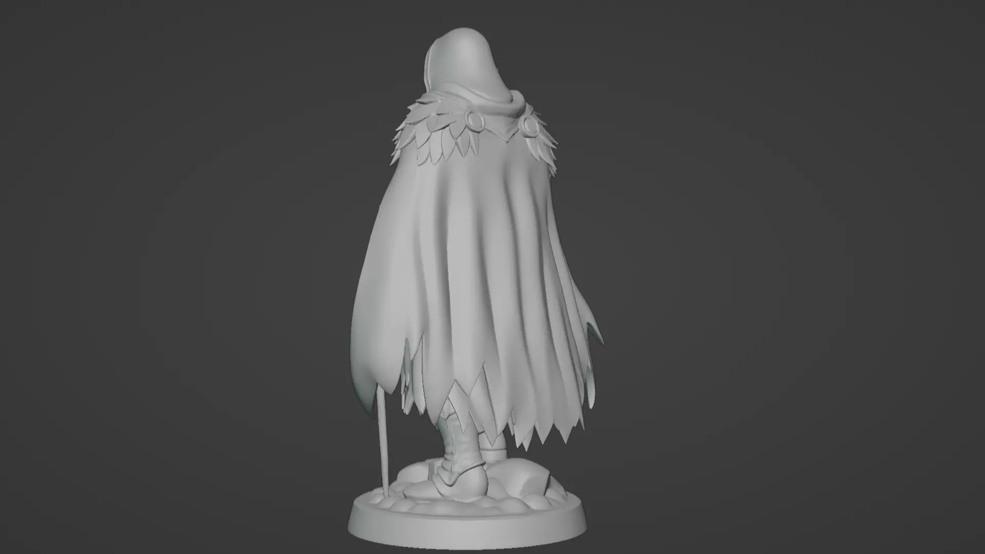 High Falconer Felgryn Ranger with Falcon 3D print model_44