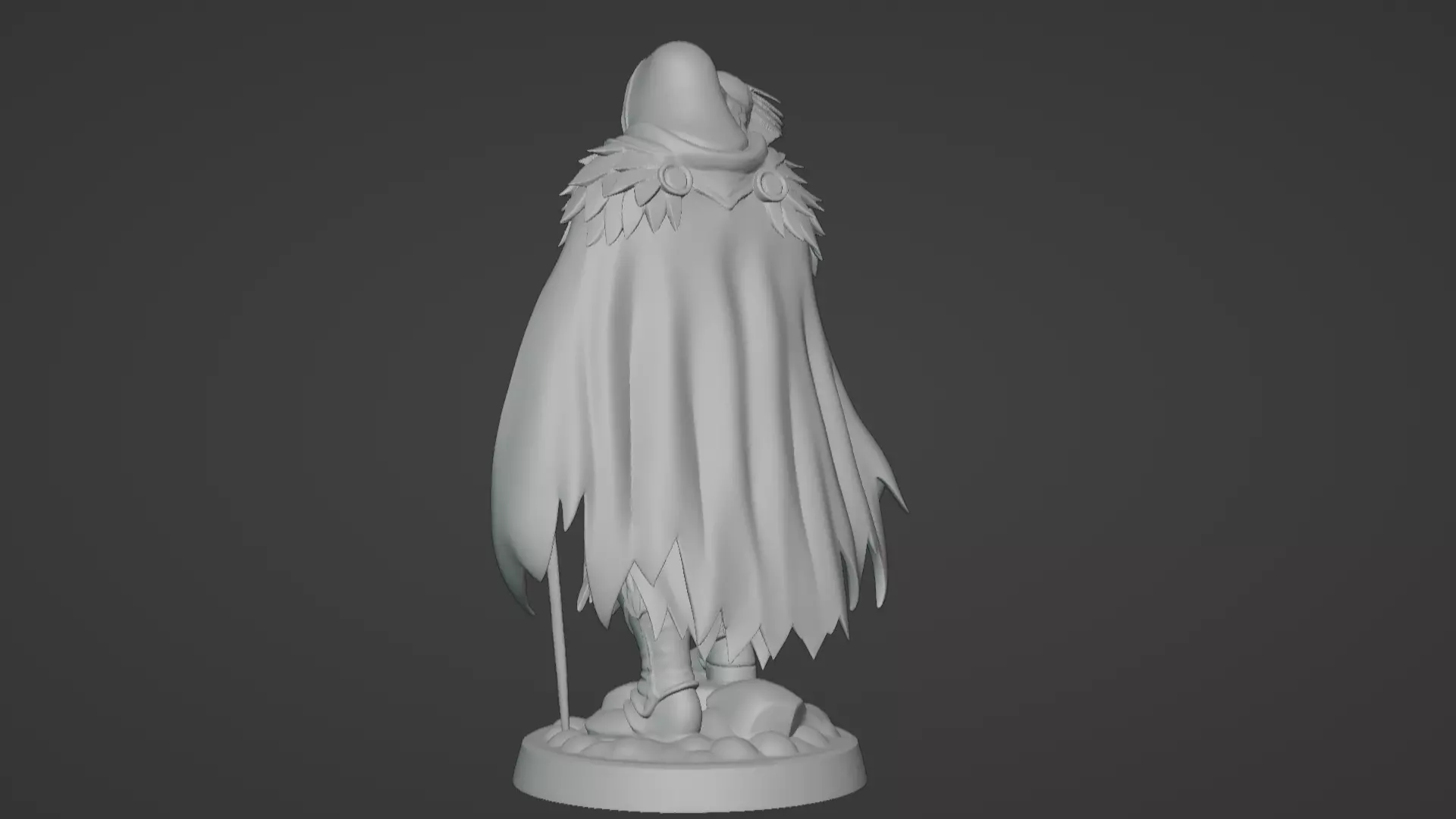 High Falconer Felgryn Ranger with Falcon 3D print model_37