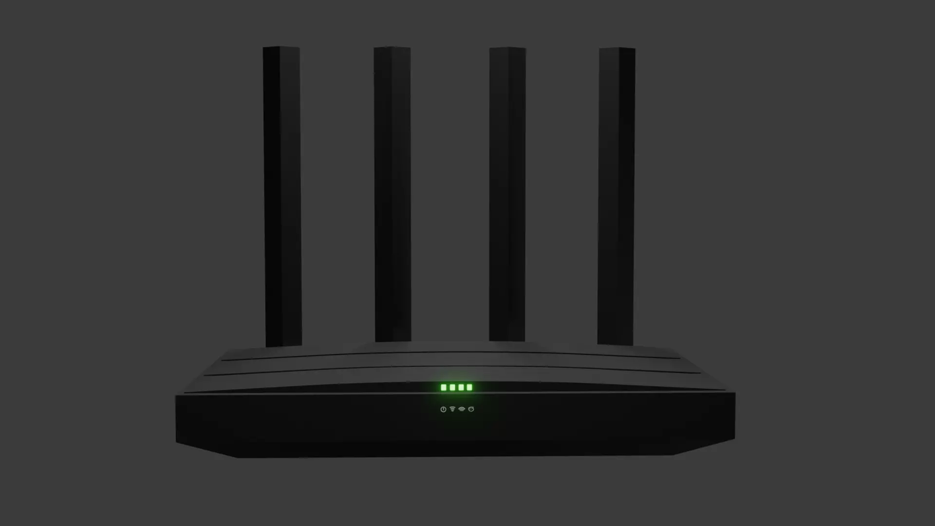 Router Free low-poly 3D model_0