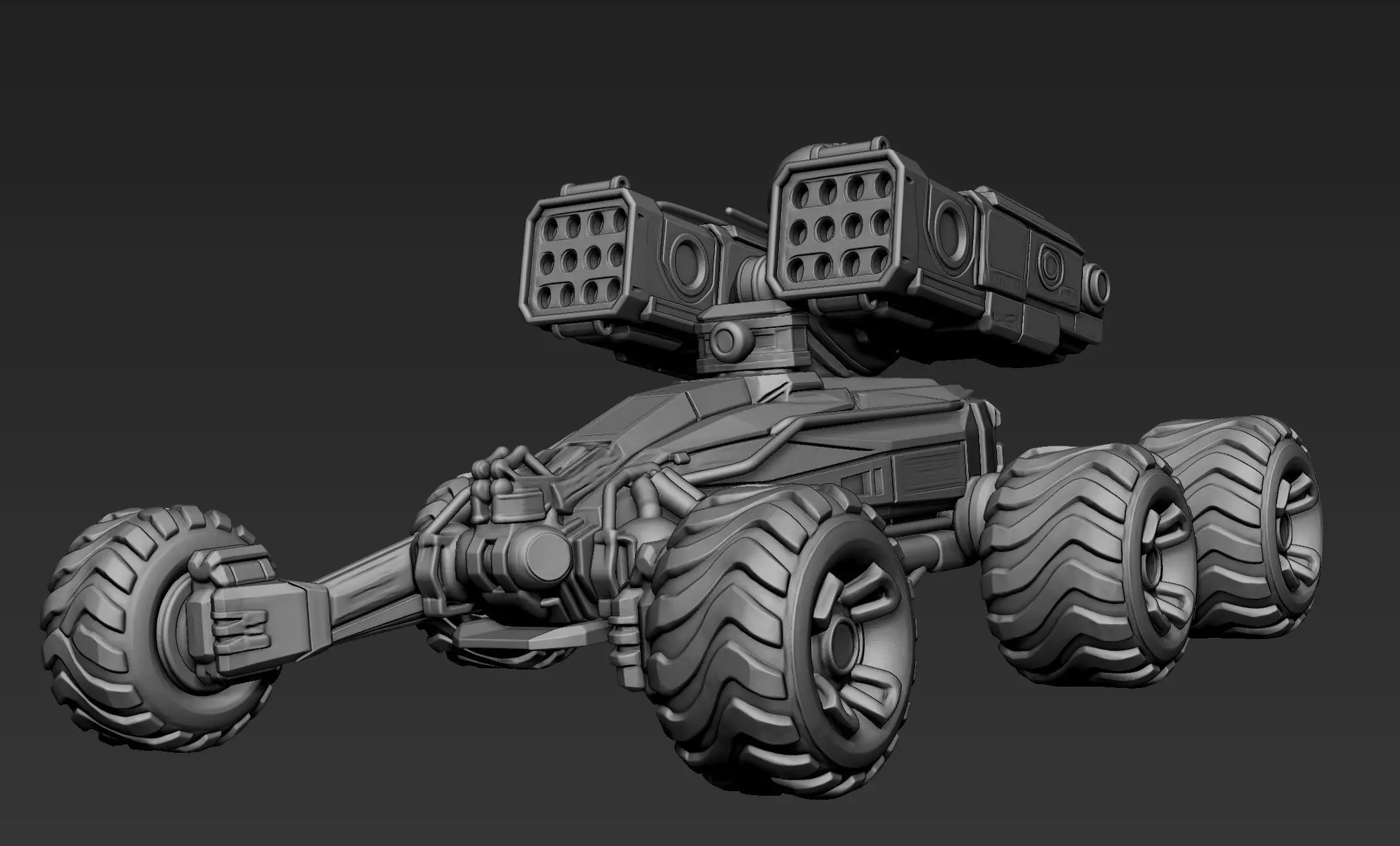 Sci-Fi Vehicles Part 1 3D model_9