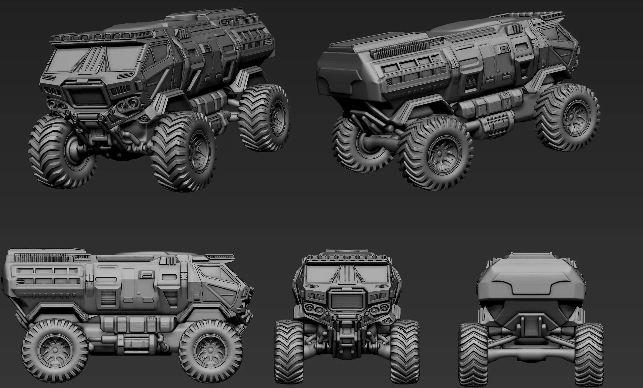 Sci-Fi Vehicles Part 1 3D model_5