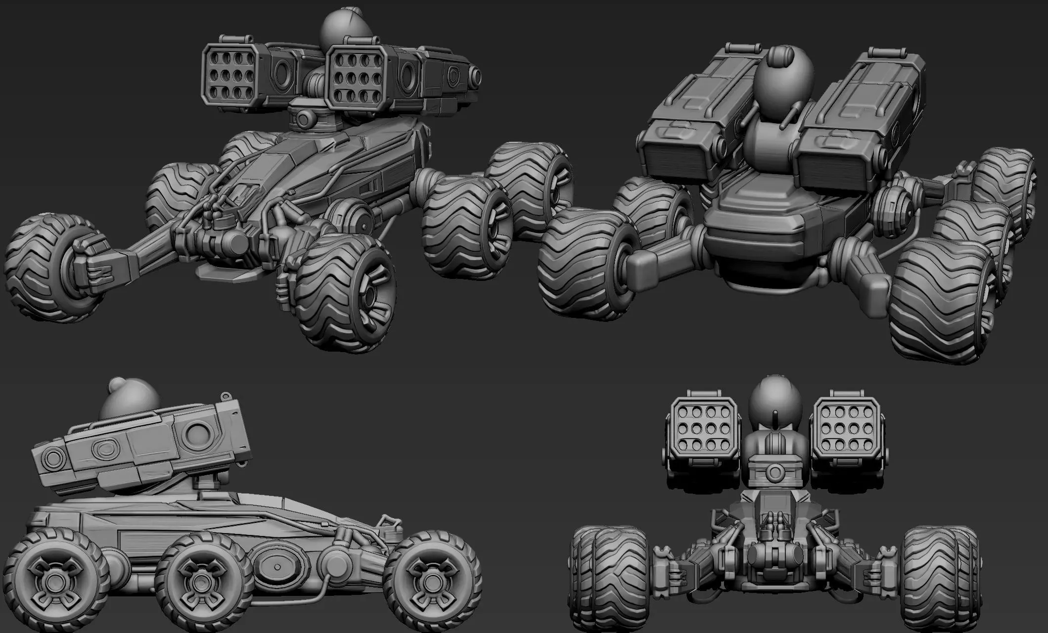 Sci-Fi Vehicles Part 1 3D model_3