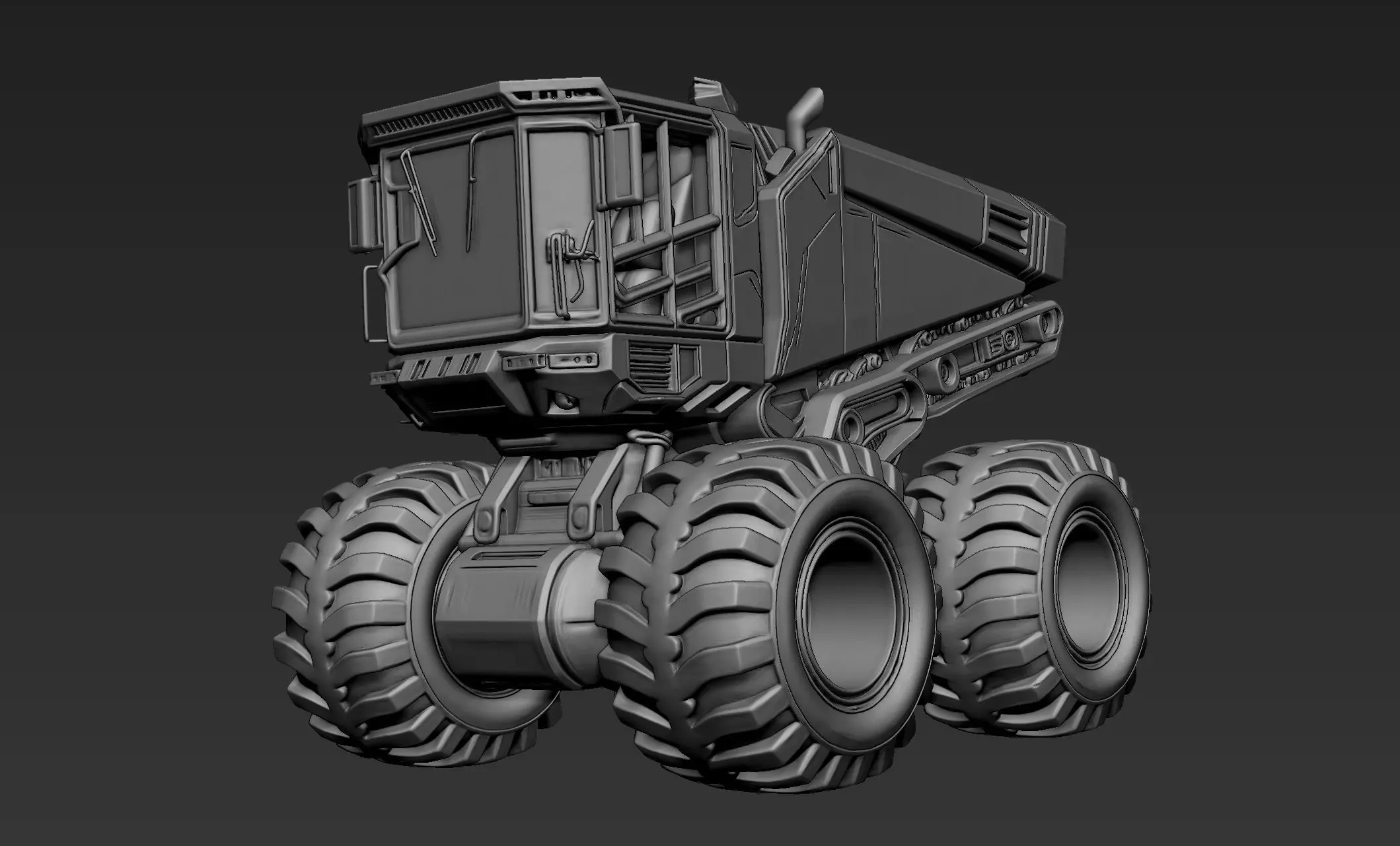 Sci-Fi Vehicles Part 1 3D model_12