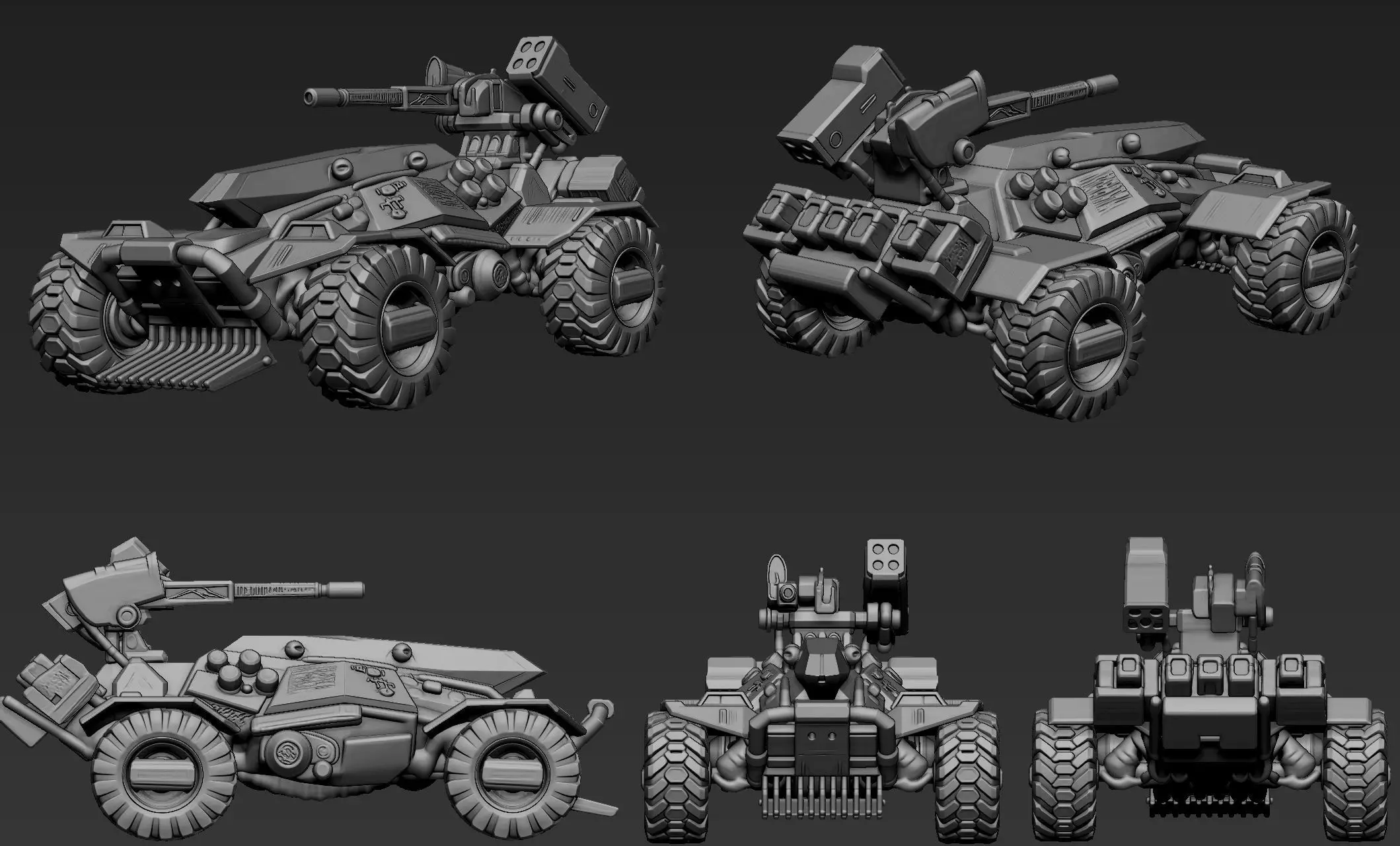 Sci-Fi Vehicles Part 1 3D model_2