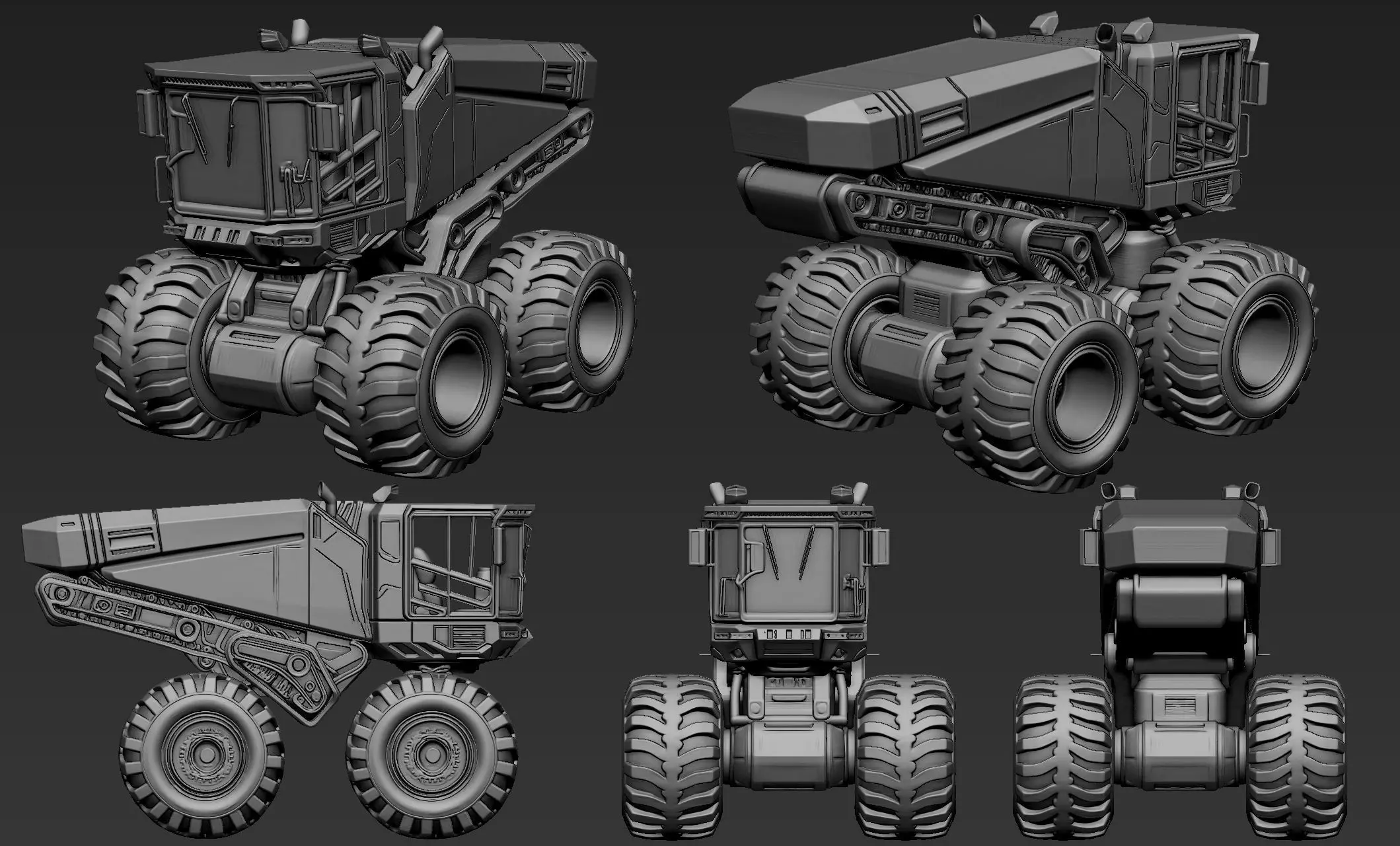 Sci-Fi Vehicles Part 1 3D model_6