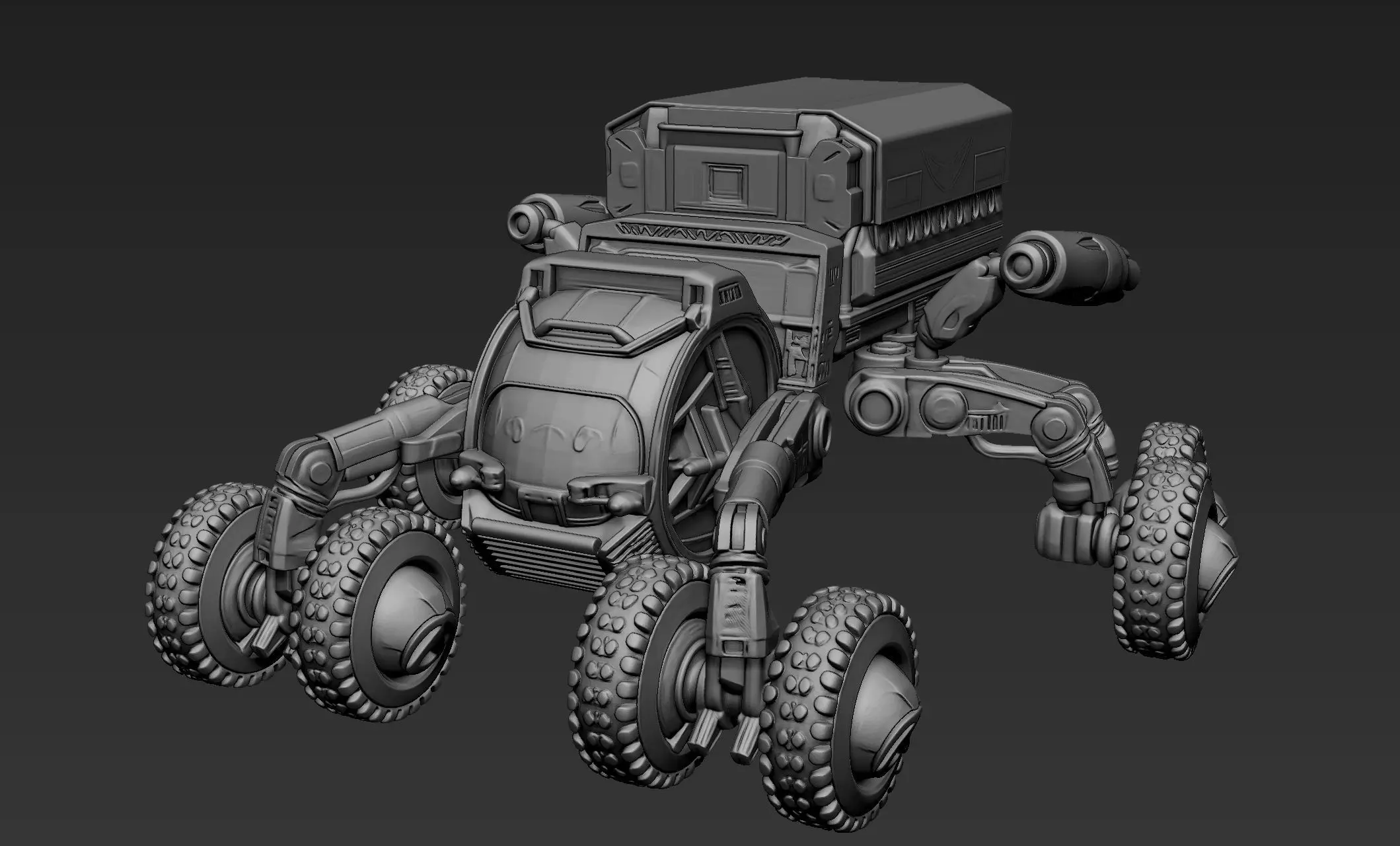 Sci-Fi Vehicles Part 1 3D model_13