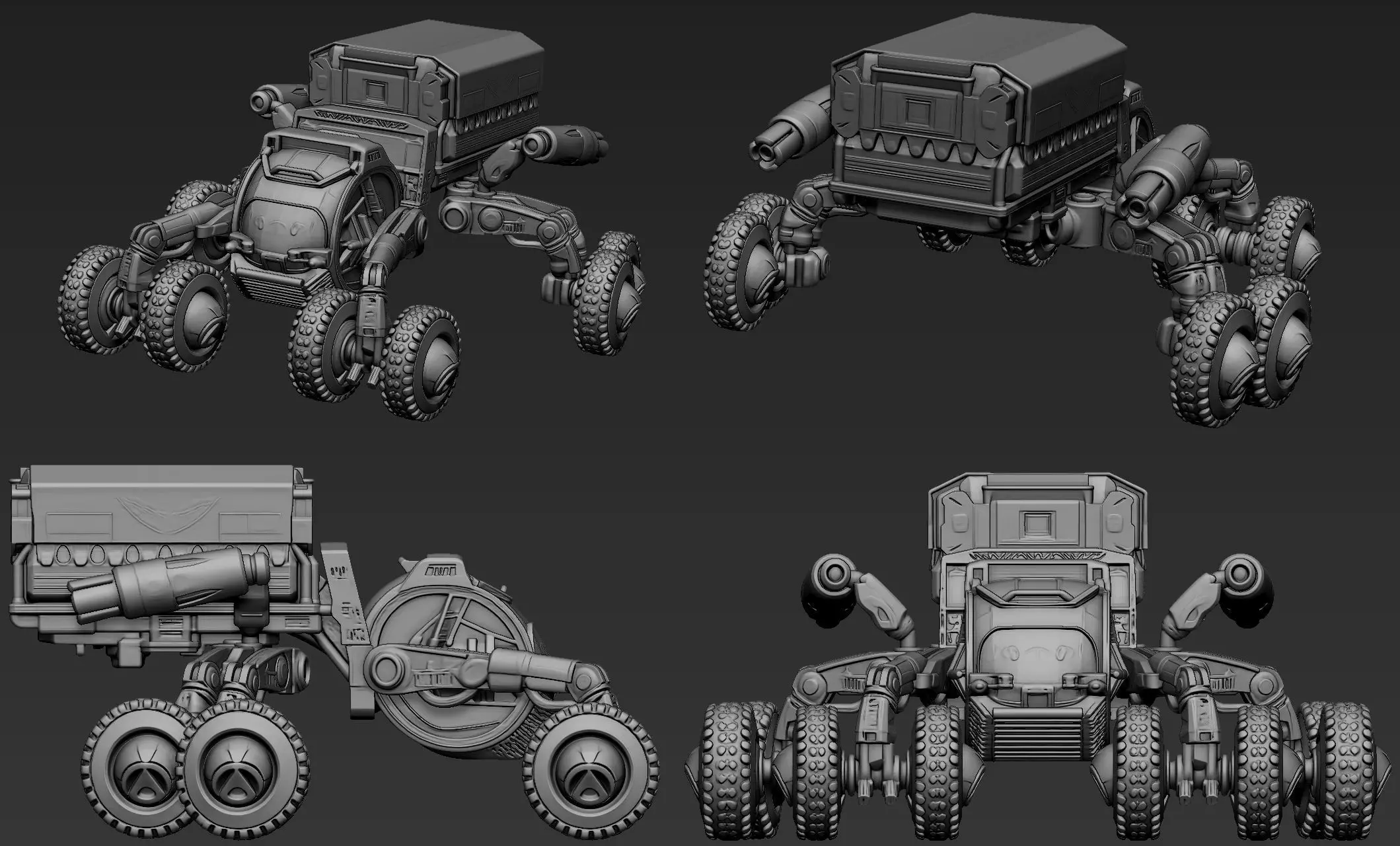 Sci-Fi Vehicles Part 1 3D model_7