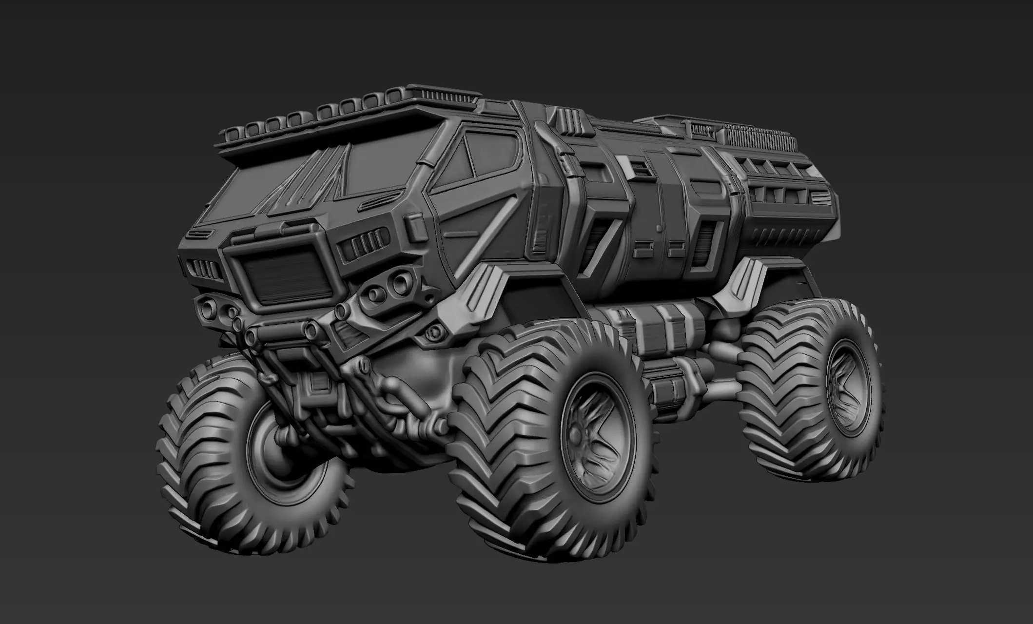 Sci-Fi Vehicles Part 1 3D model_11