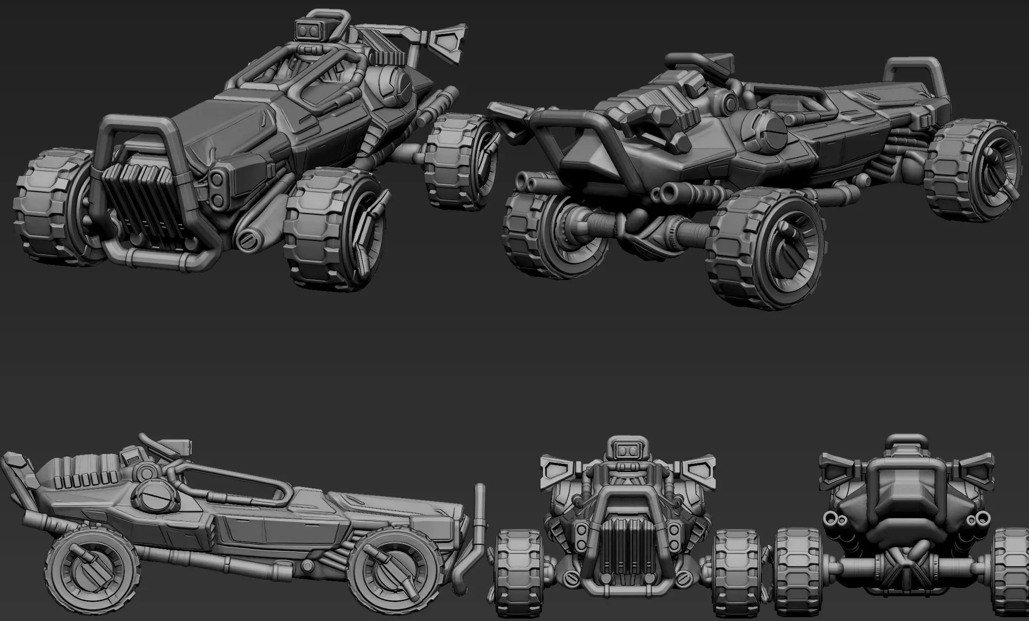 Sci-Fi Vehicles Part 1 3D model_4