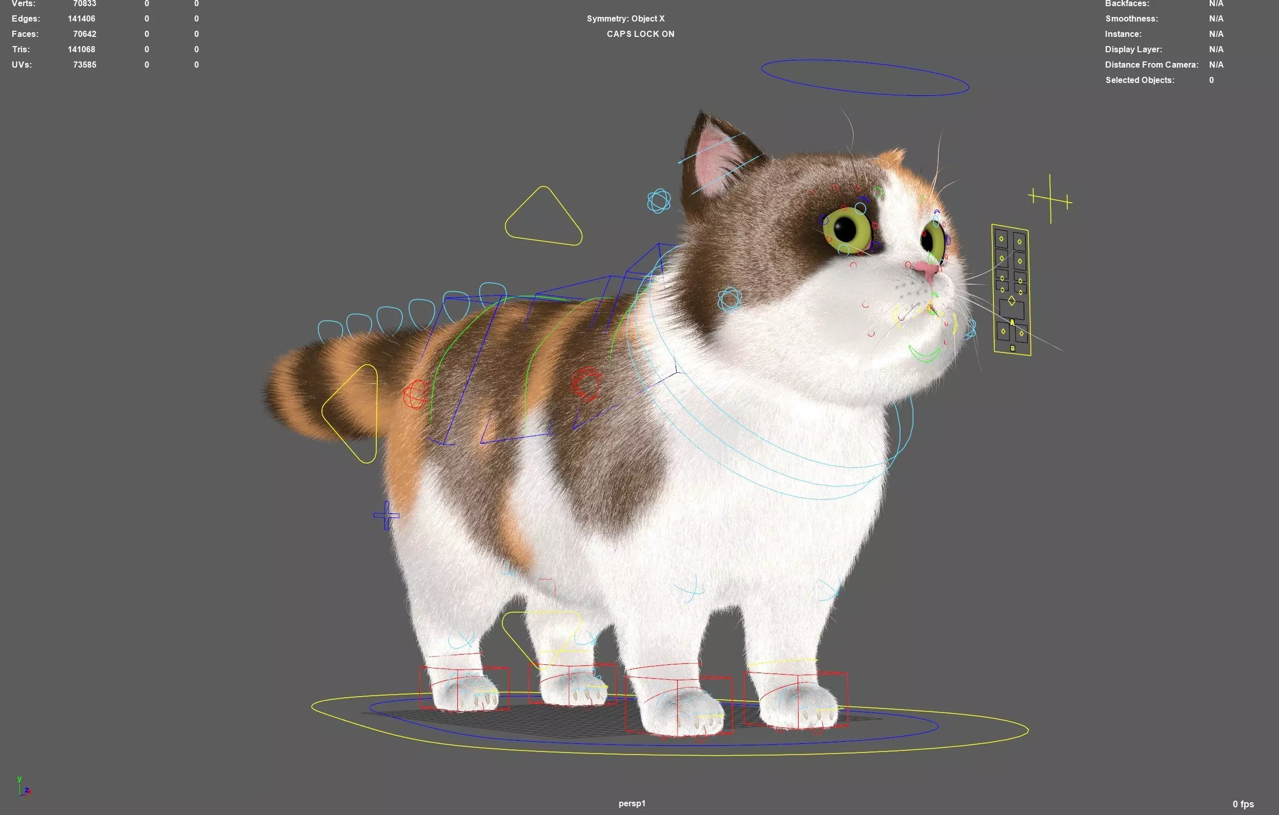 Cute Cat 3D model_2