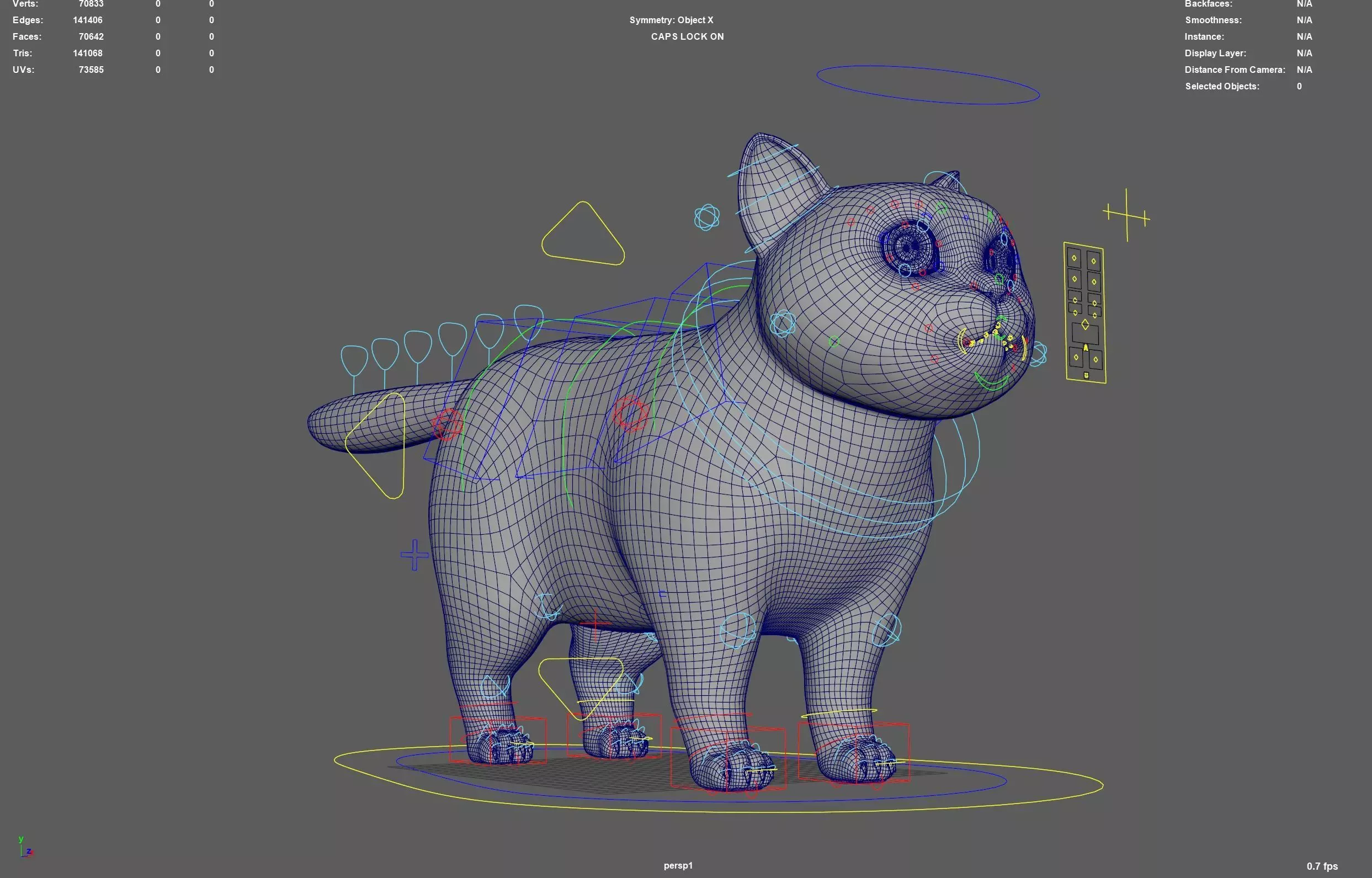 Cute Cat 3D model_7