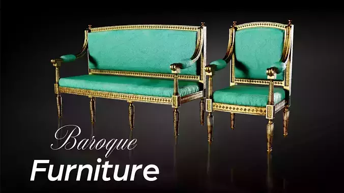 Baroque Furniture Set
