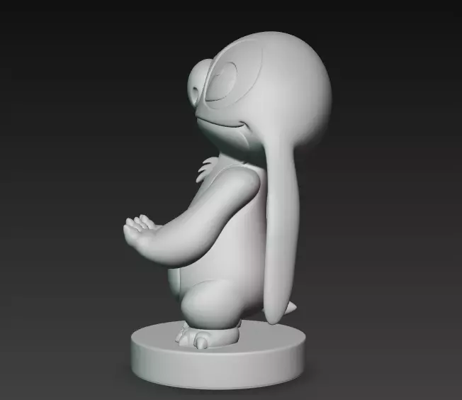 Stitch 3D print model_3