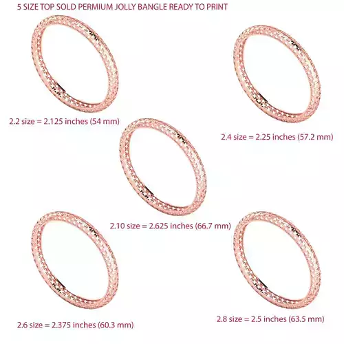 5 SIZE TOP SOLD PERMIUM JOLLY BANGLE READY TO PRINT