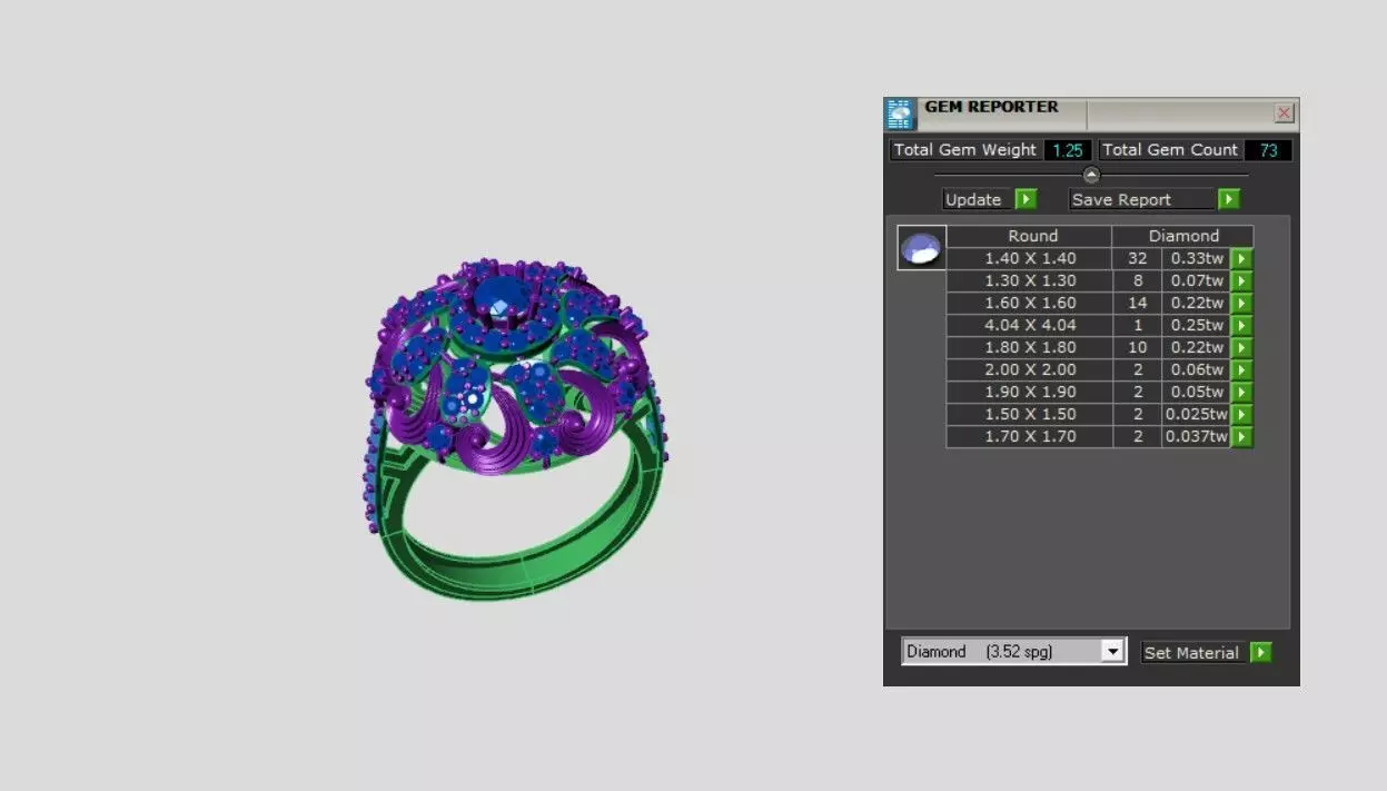Rings 3D print model_3