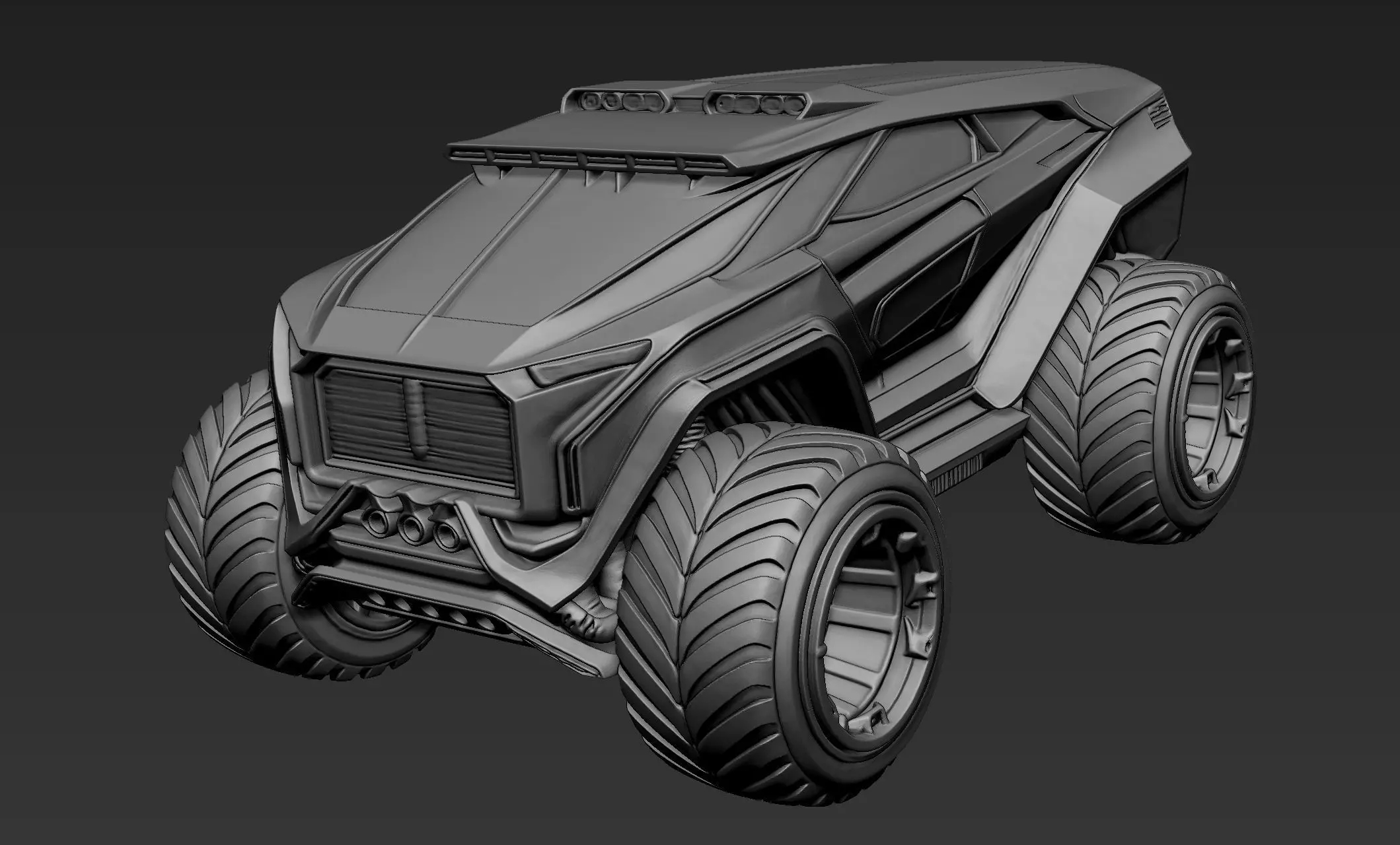 Sci-Fi Vehicles Part 2 3D model_9