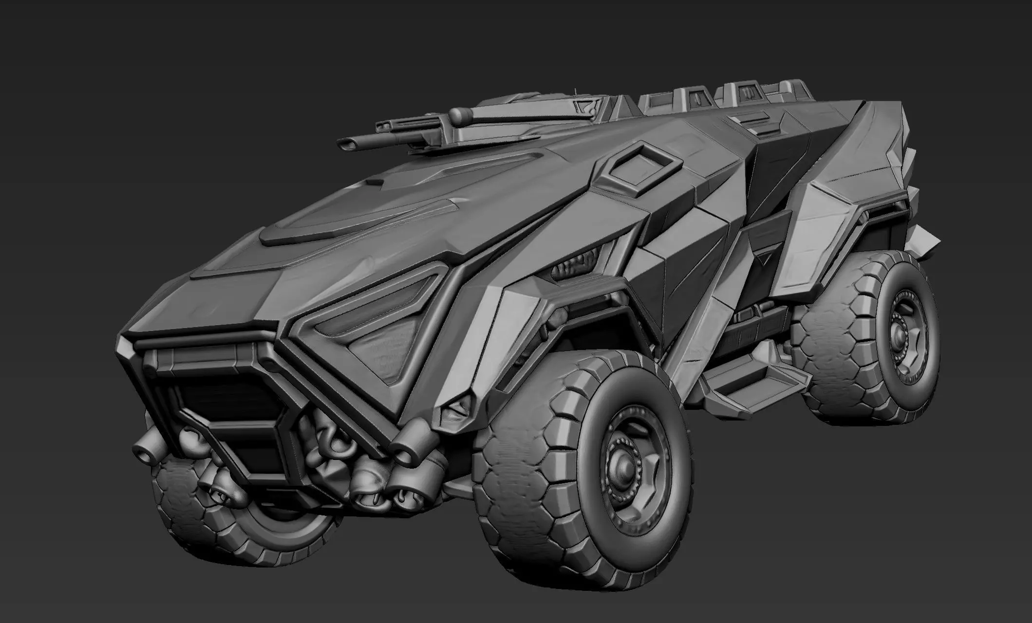 Sci-Fi Vehicles Part 2 3D model_11