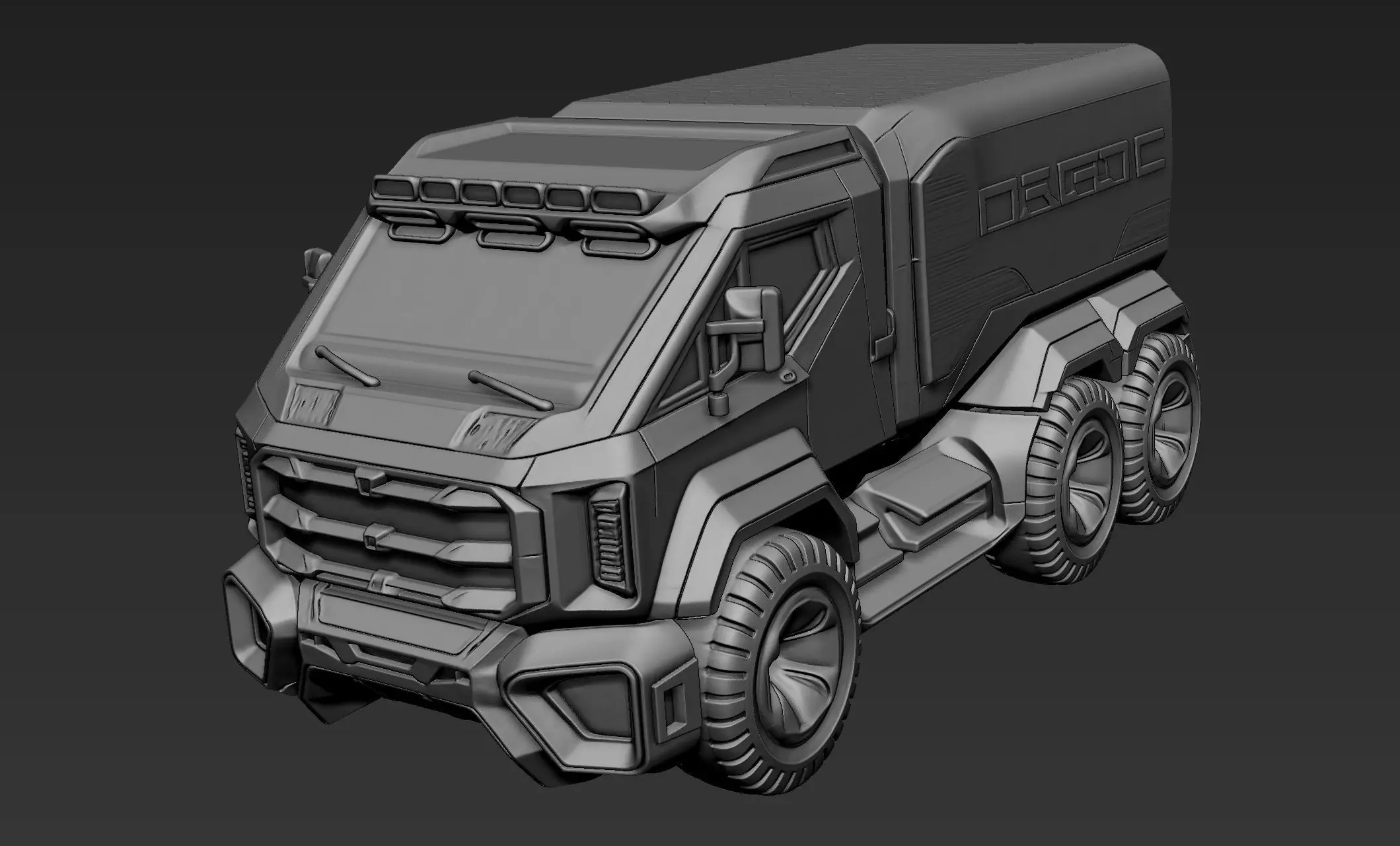 Sci-Fi Vehicles Part 2 3D model_8