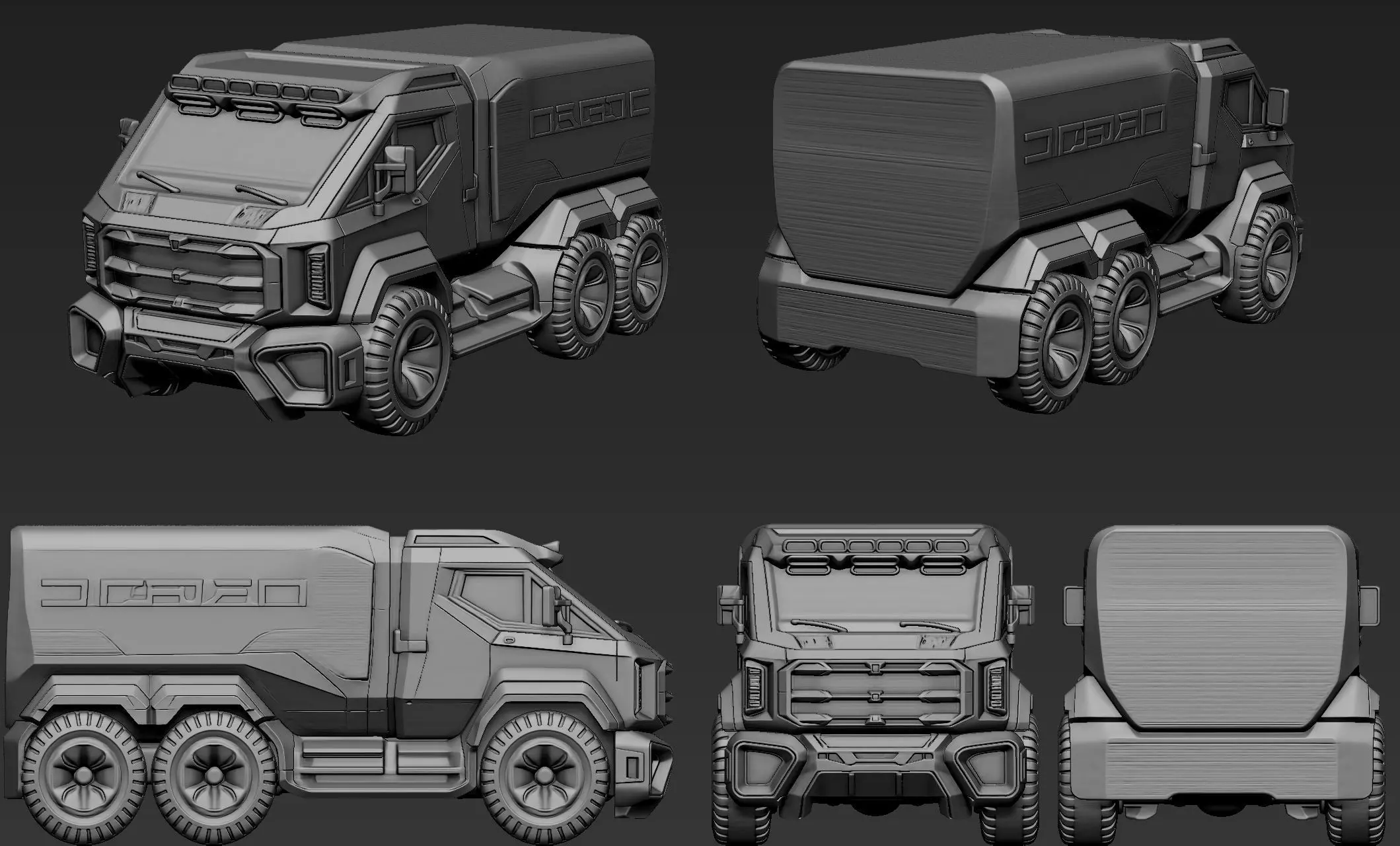Sci-Fi Vehicles Part 2 3D model_2