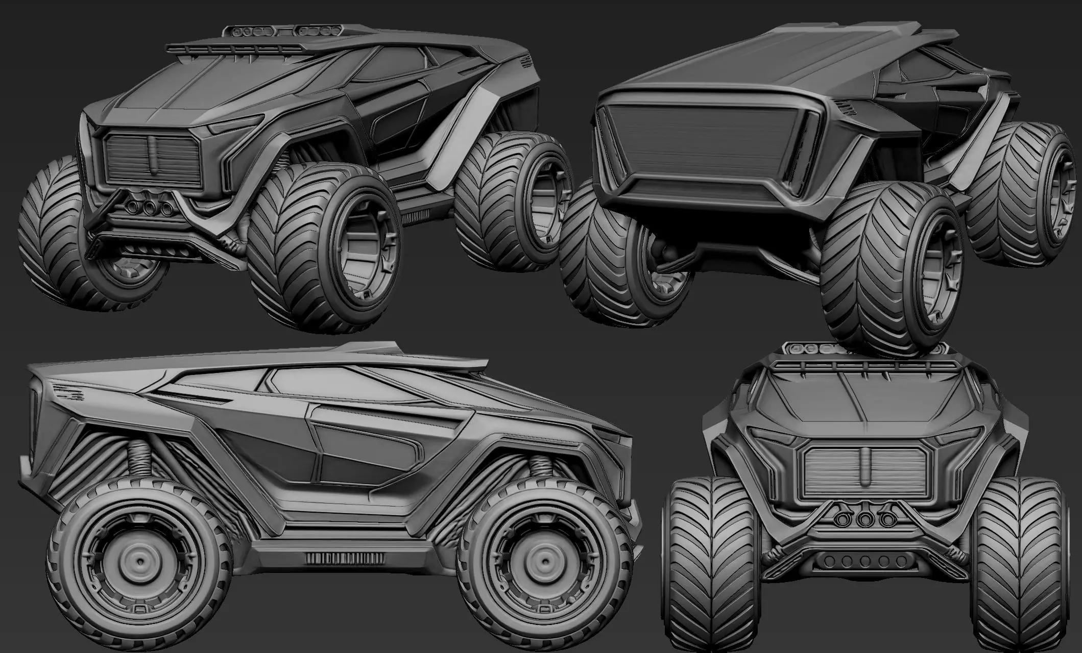 Sci-Fi Vehicles Part 2 3D model_3