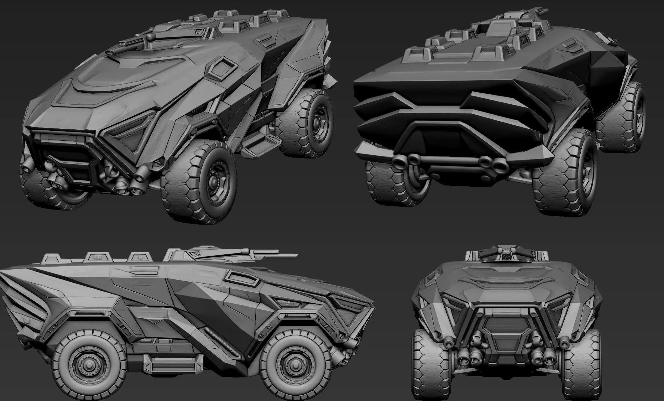 Sci-Fi Vehicles Part 2 3D model_5