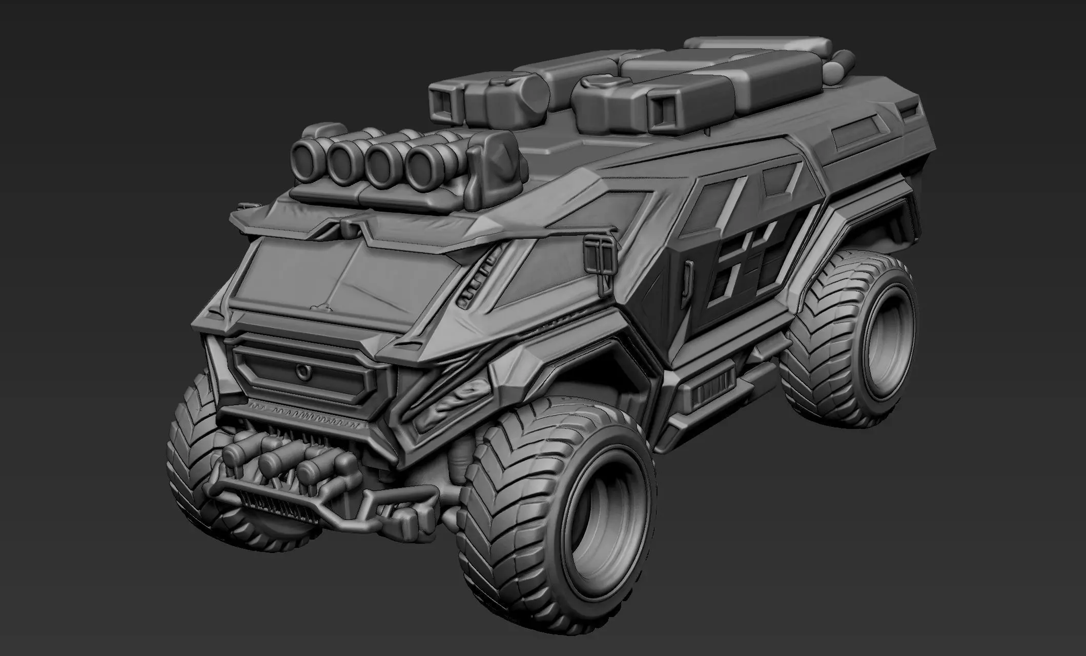Sci-Fi Vehicles Part 2 3D model_10