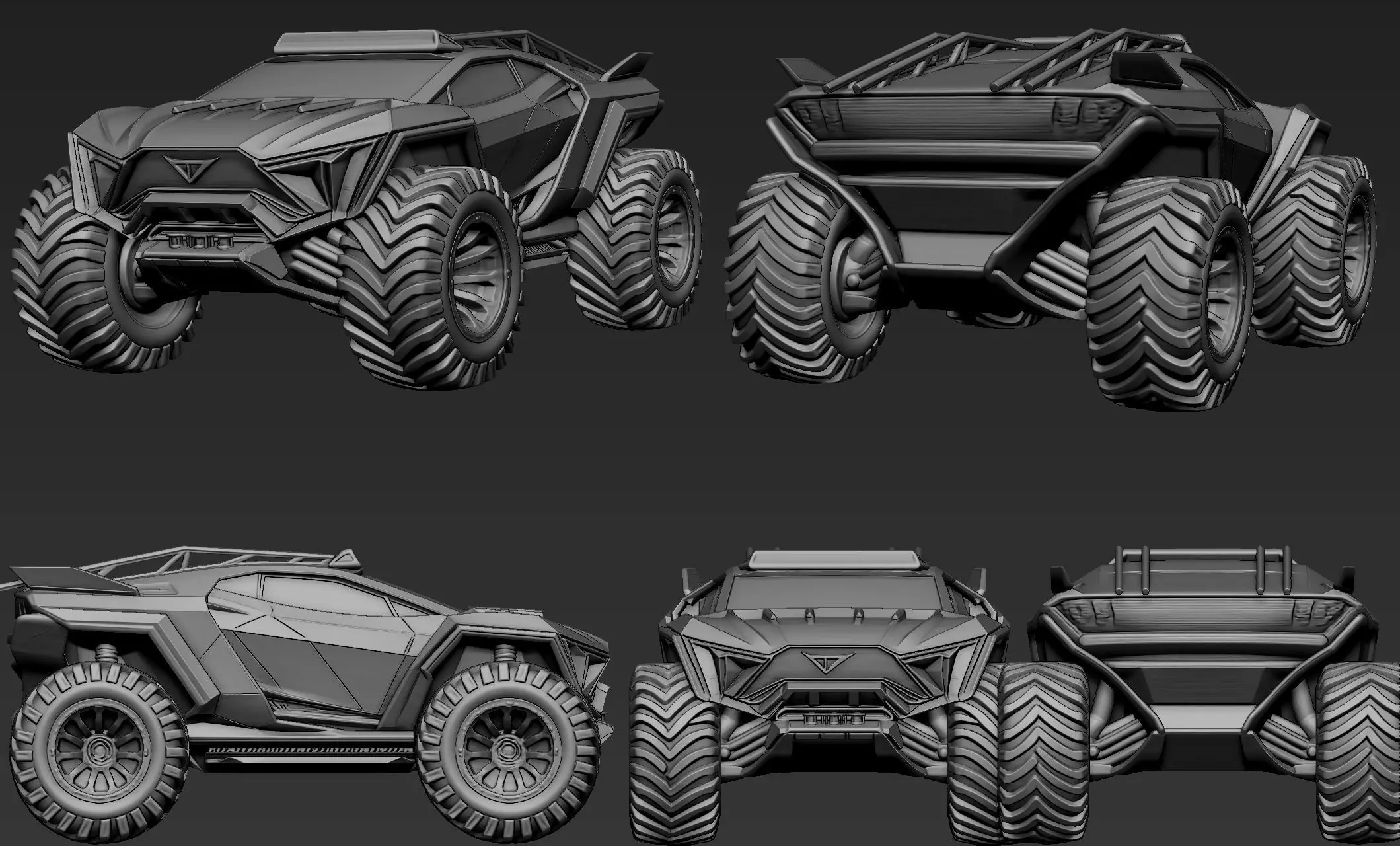 Sci-Fi Vehicles Part 2 3D model_7