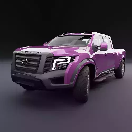 Nissan 4x4 Car Metallic Fuchsia