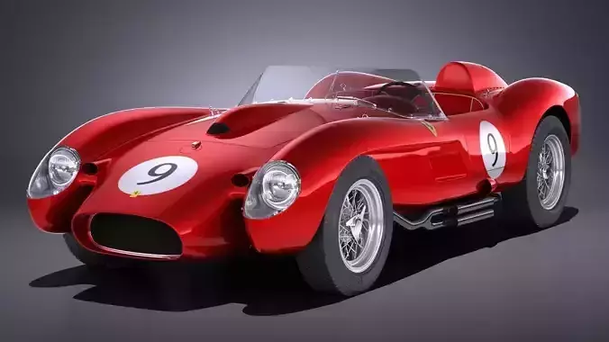 Ferrari 250 Testa Rossa 1957 1958 3D model