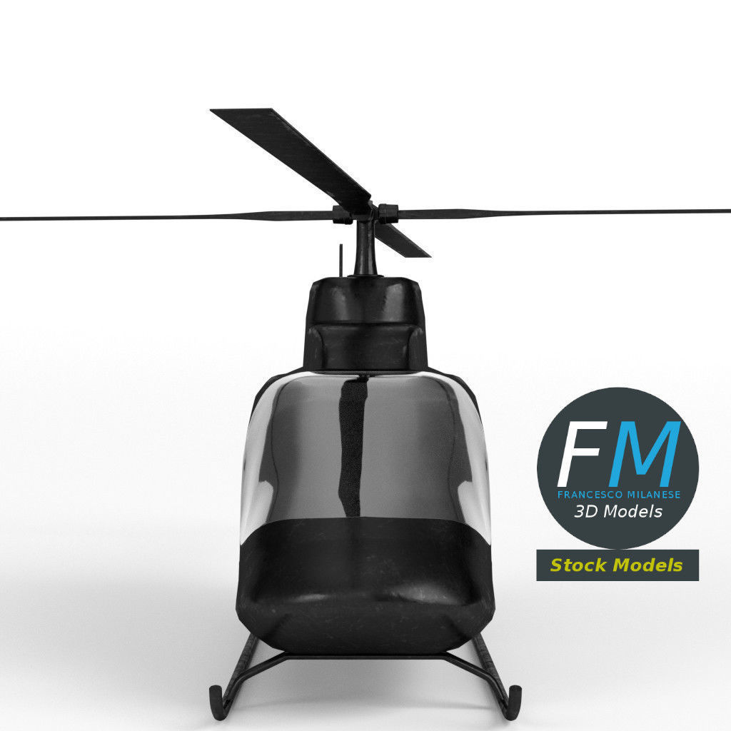 Helicopter 3D model_3