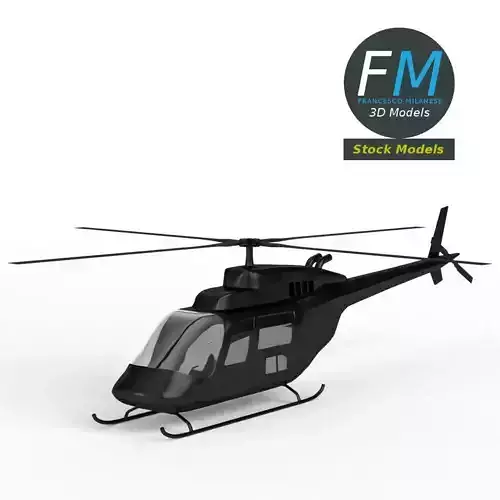 Helicopter 3D model