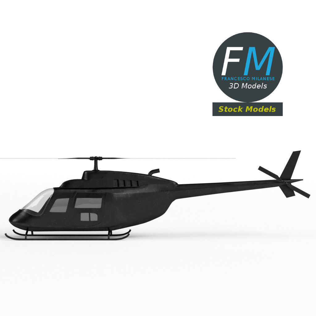 Helicopter 3D model_4
