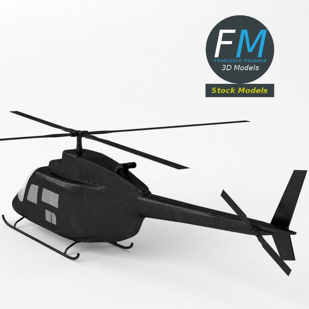Helicopter 3D model_5