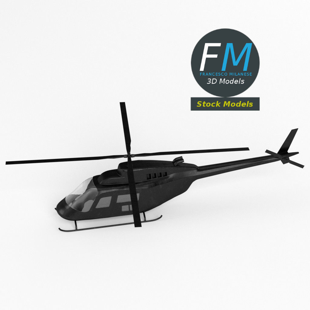 Helicopter 3D model_2