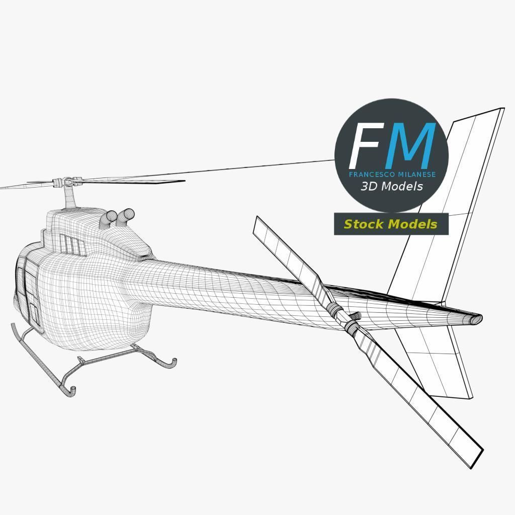 Helicopter 3D model_8