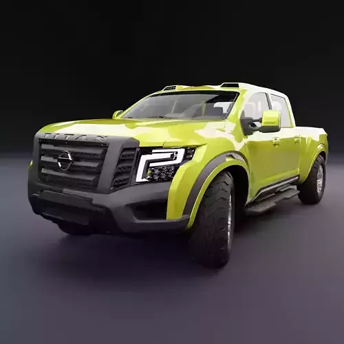 Nissan 4x4 Car Metallic Yellow