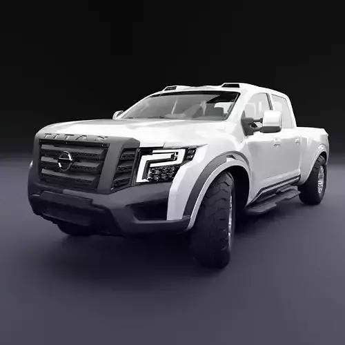 Nissan 4x4 Car Metallic White